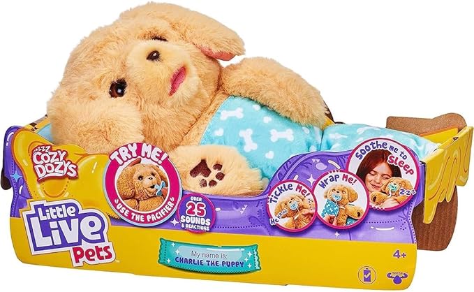 Peluche Little Live Pets Cozy Dosy Charlie 4a+