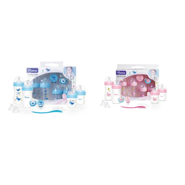 Momeasy - Set De 4 Chupones De Plástico 0M+ ( Surtido de 2 - Se Venden por Separado )