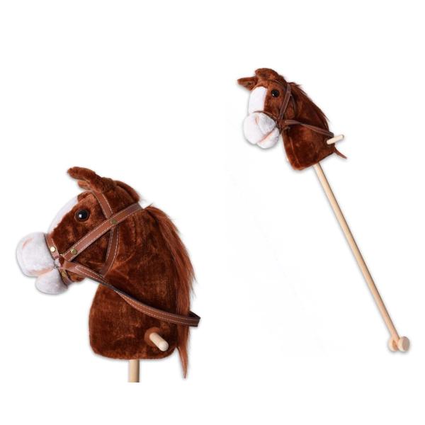 Caballito de Palo Café Oscuro con Ruedas 3a+ (26527)