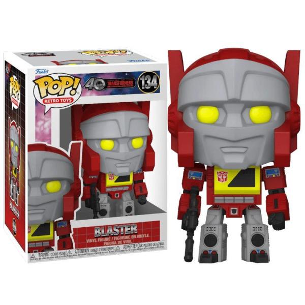 Figura Funko Pop! 40 Aniversario Transformers (134) Blaster 3a+