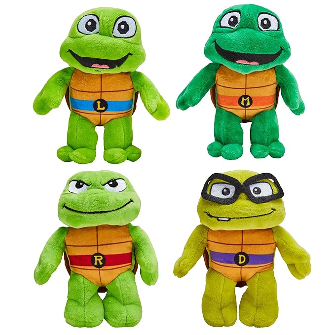 Peluches de las Tortugas Ninja 4a+ ( Surtido de 4 - Se Venden por Separado )