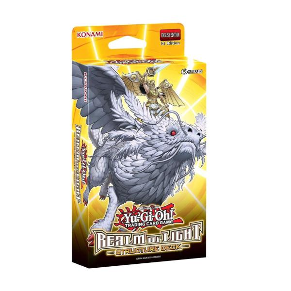 Cartas YU-GI-OH Sobres con 5 Cartas 1ST Edición Realm of Light  Displ/8 6a+ (Inglés)