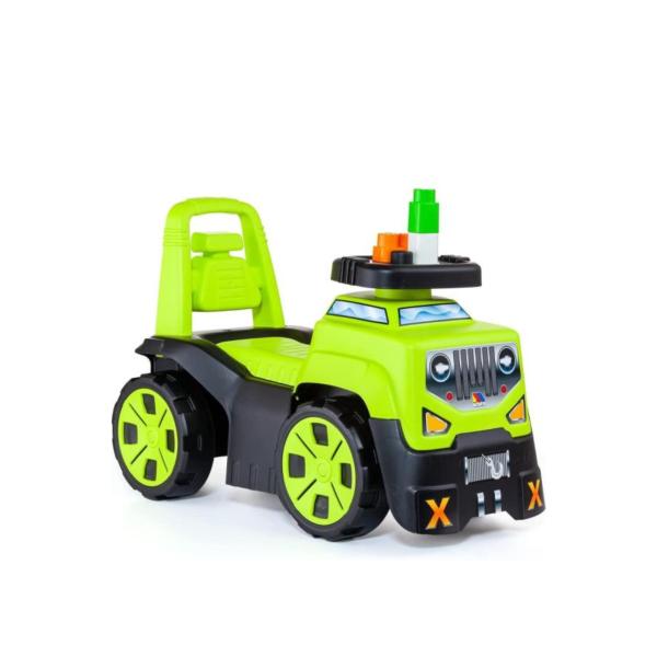 Carro Montable con 10 Bloques 3e1 1a+ Rojo