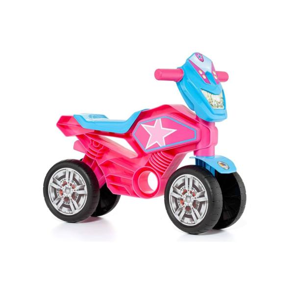 Moto Montable Rosada 1a+