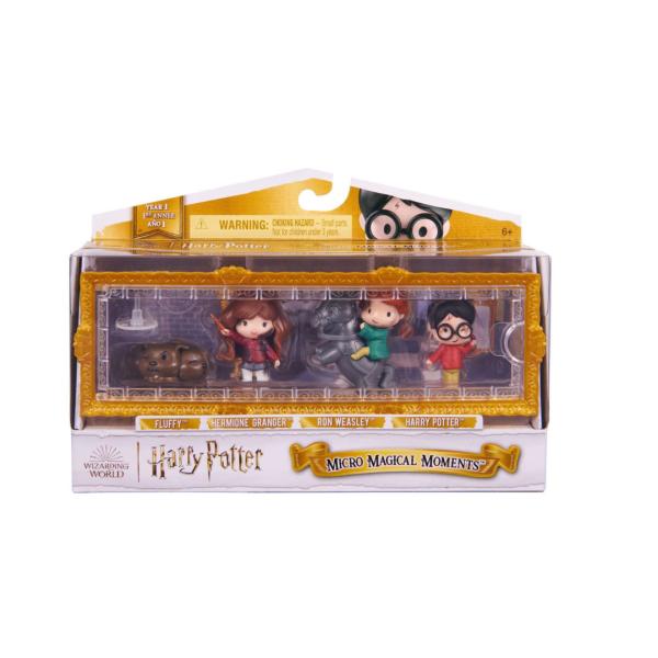 Figuras Harry Potter Micro Momentos Mágicos Set/4 6a+