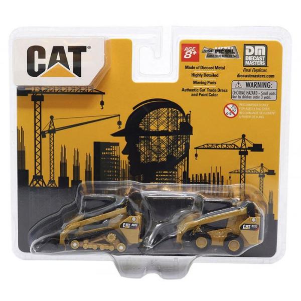 Cargadora Compacta y Cargadora todo Terreno 1:64 Cat 272D2 y Cat 297D2 3a+