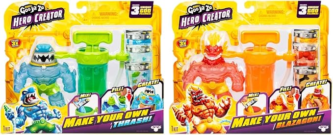 Figura Goo Jit Zu Has tu Propio Thrash 3a+ (Surtido de 2 - Se venden por separado )