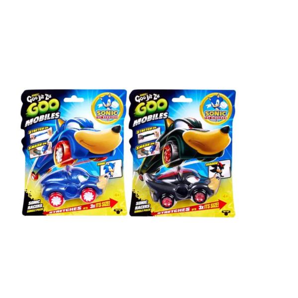 Vehiculos Goo Jit Zu Sonic The Hedgehog Surt/2 4a+ Caja de 6 = 4 Sonic y 2 Shadow