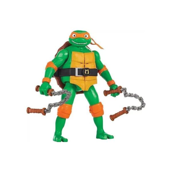 Figura Tortuga Ninja Estira y Grita Michelangelo 4a+