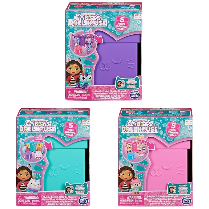 Mini Set de Figuras de la Casa de Muñecas de Gabby´s 3a+ ( Surtido de 3 - Se venden por separado )