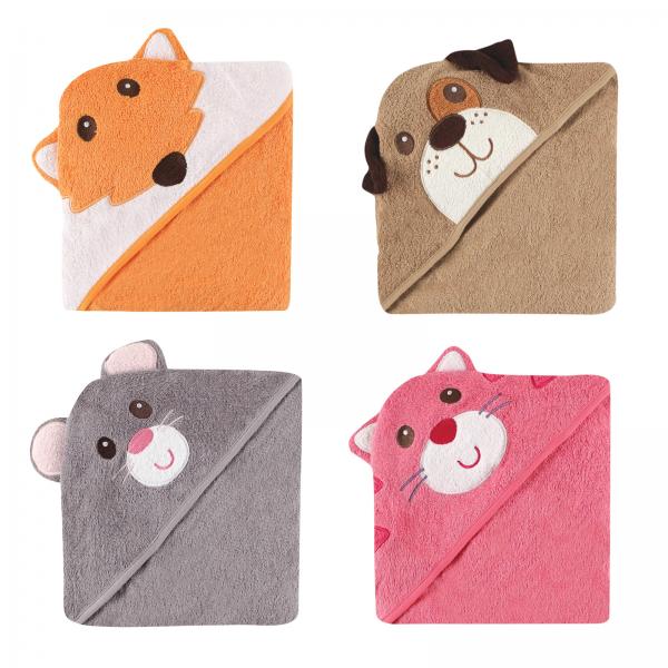 Toalla con Capucha para Bebé Animalitos Surt/2