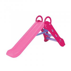 Tobogán Rosado 155cm Ajustable con Rociador de Agua 2-6a