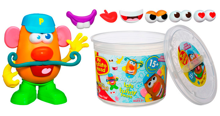 Sr Cara de Papa Balde Caras Divertidas 15pzs 2a+