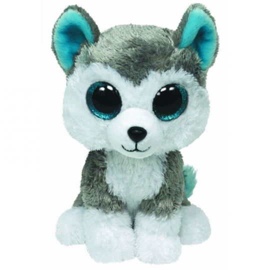 Peluche Beanie Boss Pequeño Slush Perro Husky 3a+