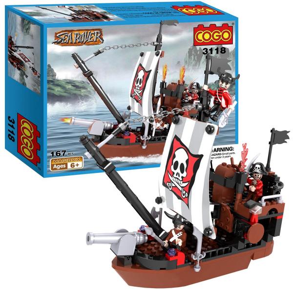 Barco Pirata 167Pzs 6a+