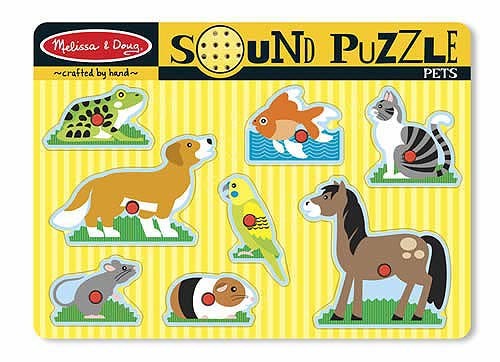 Figuras de Madera de Encajar Mascotas Sonidos (10730)2a+