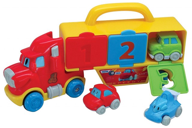 Camión Transportador Luz y Sonido Motorizado 12m+