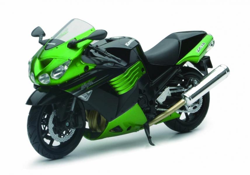 Motocicleta Kawasaki ZX14 2011 1:12 5a+