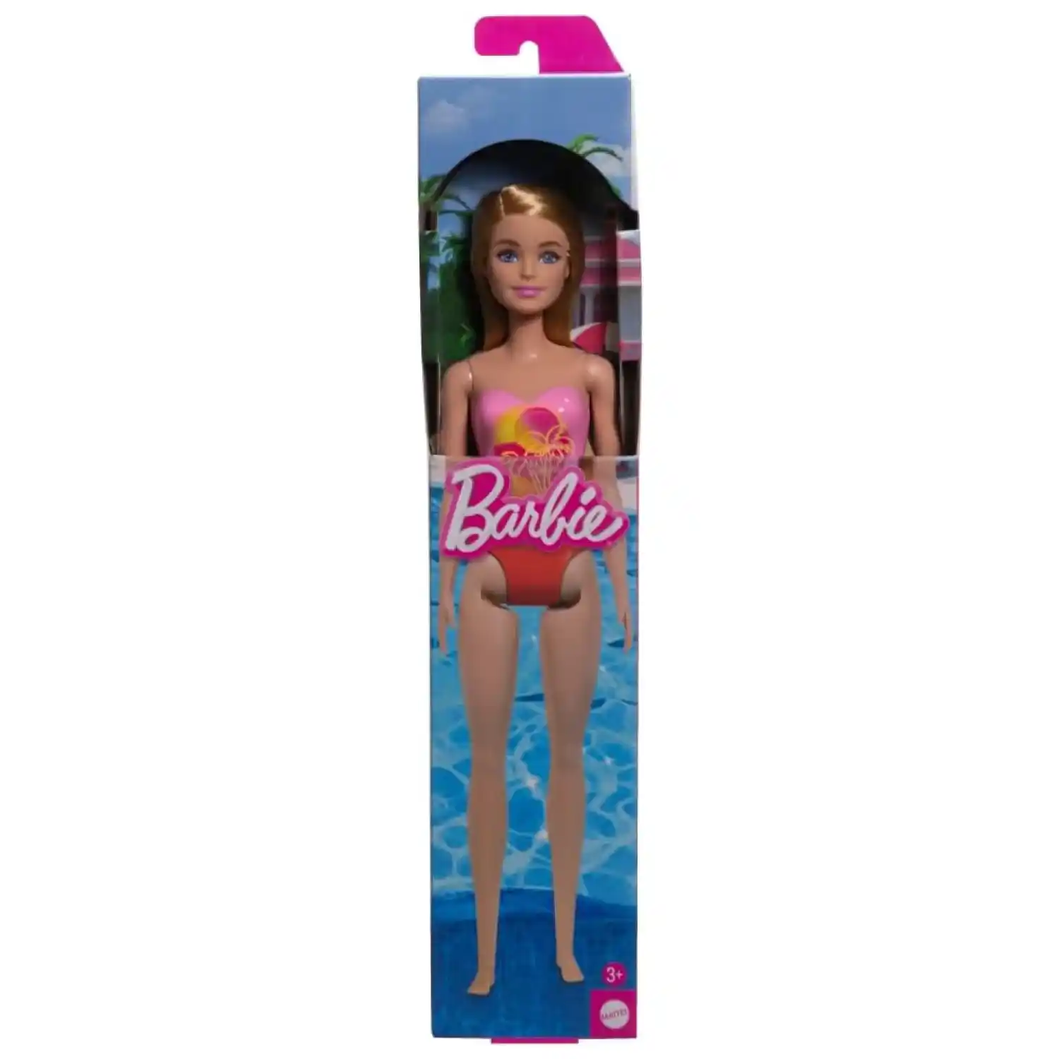 Muñecas Barbie  en Traje de Baño Surt/4 3a+(HXX48-49-50-51)
