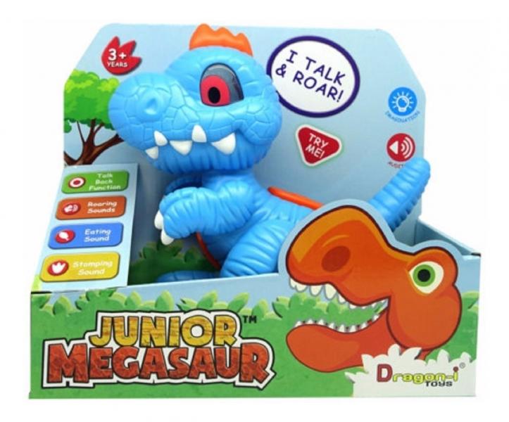 Dinosaurio Junior Megasaurio con Luz y Sonidos 3a+
