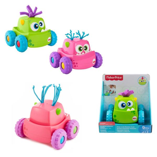 Fisher-Price Monstruo Presiona y Persigue Surt/2 9m+