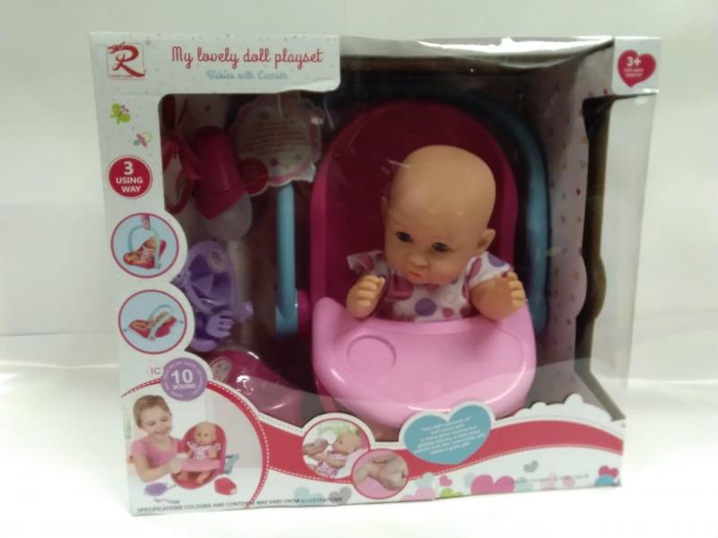 Bebé con Silla y Accesorios 10 Sonidos 3a+(429405)