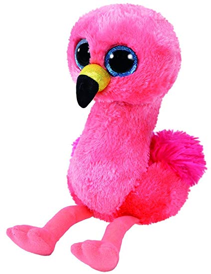 Peluche Beanie Boss Pequeño Flamingo Gilda 3a+