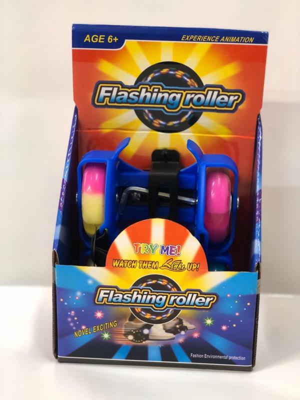 Patines Adaptables con Luz AzulNegro (30685)