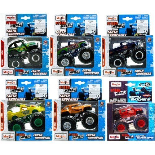 Carros  Monster Fresh Metal Earth Shockers Exib/24 Surt/8  (21144) 3a+