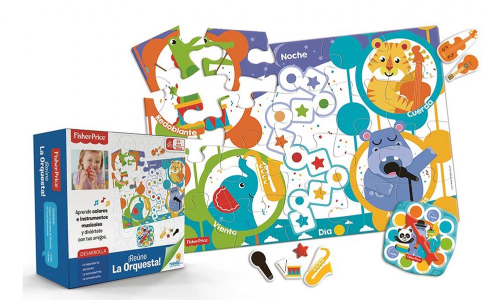Fisher Price /  Juego Reune La Orquesta 3a+