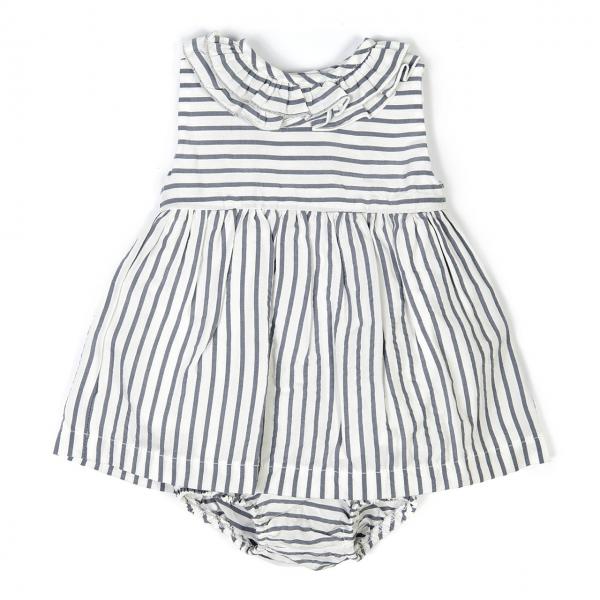 Vestido sin Mangas 2 Piezas Marino 12m