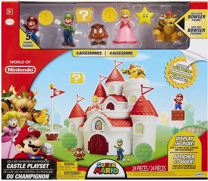Castillo Deluxe Reino Musgo 24pzs Super Mario 3a+