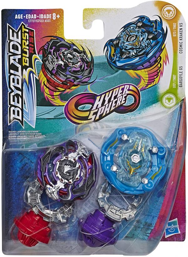 Trompo Beyblade Burst Rise Set de 2 Hyper Sphere Surt/3 8a+