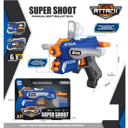 Lanzadardos Blaze Storm 5pzs 8a+ (432740)