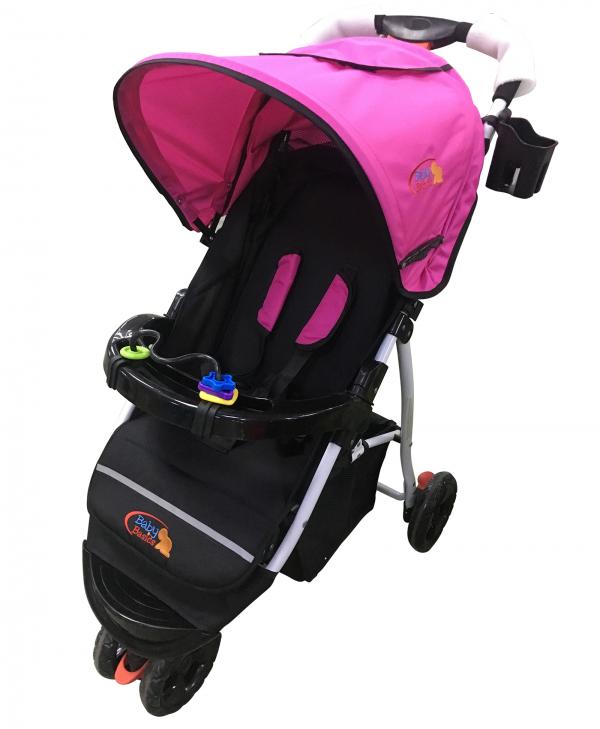 Coche 3 Ruedas Rosados 6-36m 15Kg Max (439626)