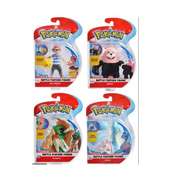 Figura Pokémon de Batalla de Acción Deluxe Blíster S/4 4a+