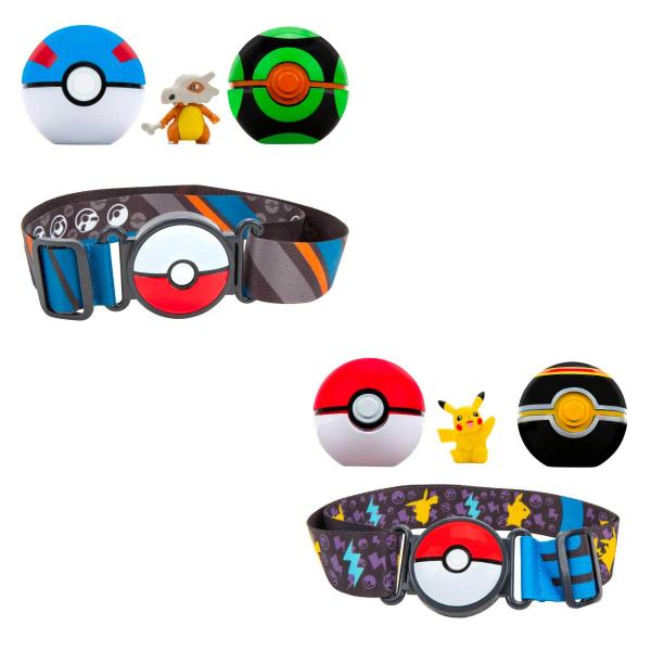 Cinturón Pokémon con 2 Pokébolas Clip´N´Go 4a+ ( Se venden por separado )