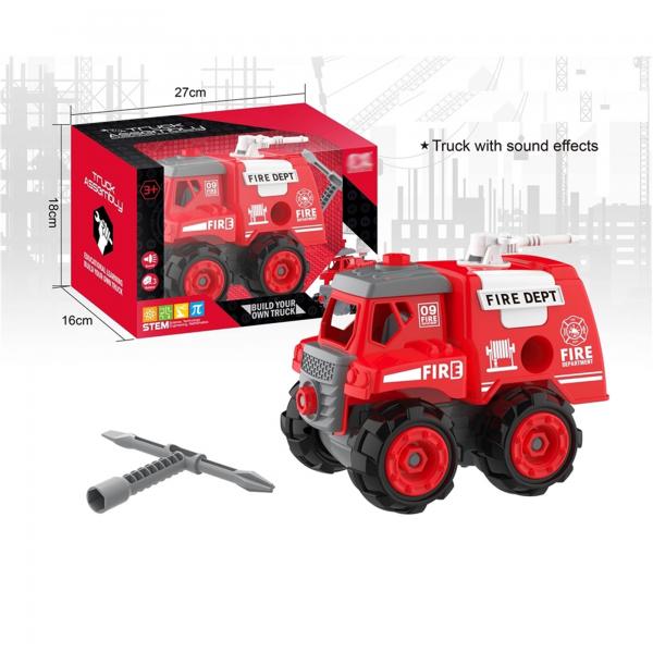 Vehículo de Bomberos Armable 3a+(442428)