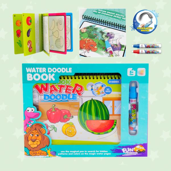 Libro para Colorear con Agua Frutas 3a+ (442381)