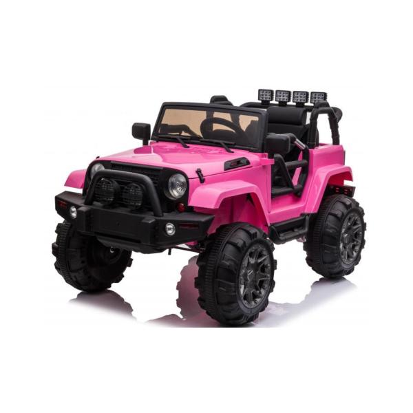 Jeep Montable Eléctrico Rosado 30kg Max