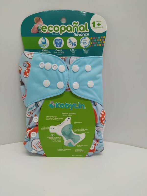 Ecopañal Lavable Ajustable Surt/6 3-16kg (260035)