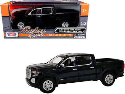 Carro 1:24 2019 GMC Sierra 1500 Denali Crew Cab Azul-Negro 3a+