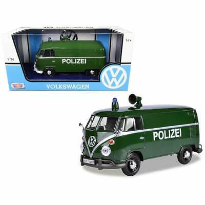 Carro 1:24 Volkswagen Policía Verde 14a+