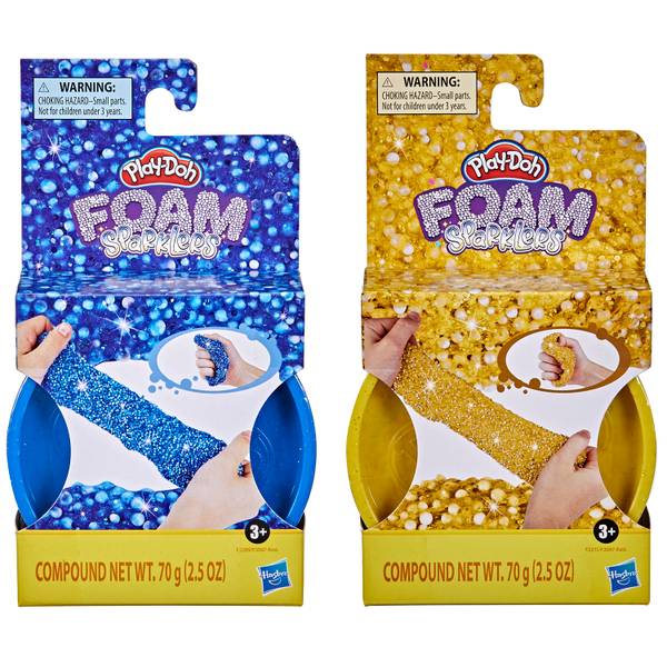 Play-Doh - Tarro Foam Sparklers Surt/2 3a+