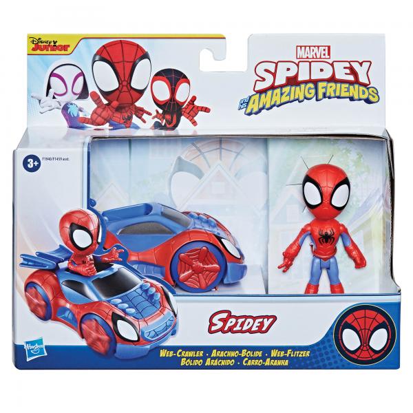 Mini Figura SPider Man con Carro y Moto Araña 3a+ / Surtido de 2 / Se venden por Separado
