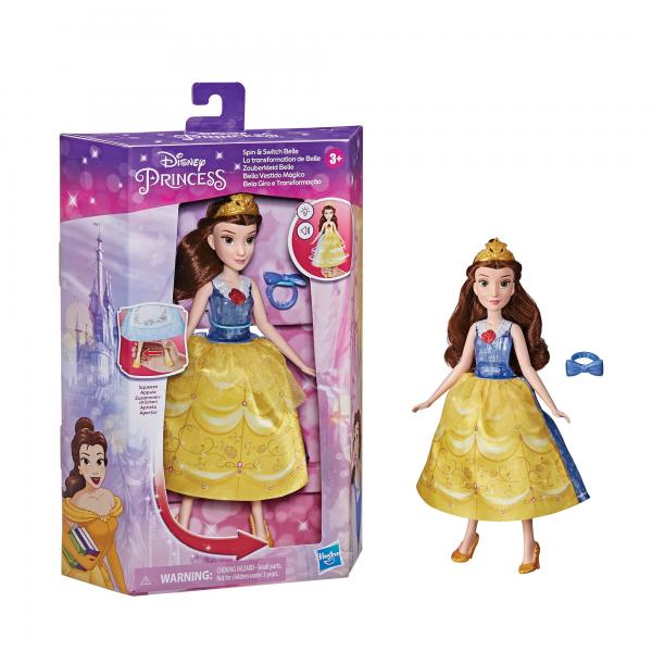 Muñeca Princesa Disney Bella Vestido Mágico 3a+