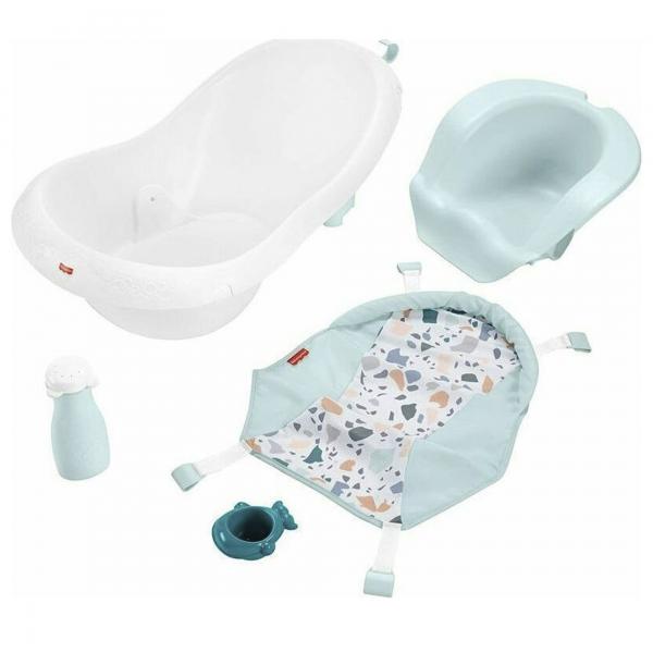 Bañera con Hamaca y Asiento 4en1 0-25lb 0a+
