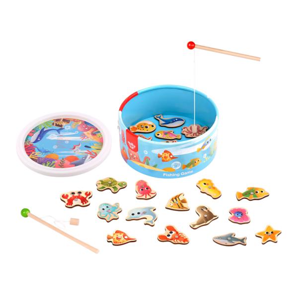 Juego de Pesca de Madera 3+