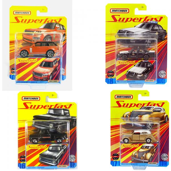 Carro Matchbox Super Fast Blister Venta Individual Surt/4 3a+