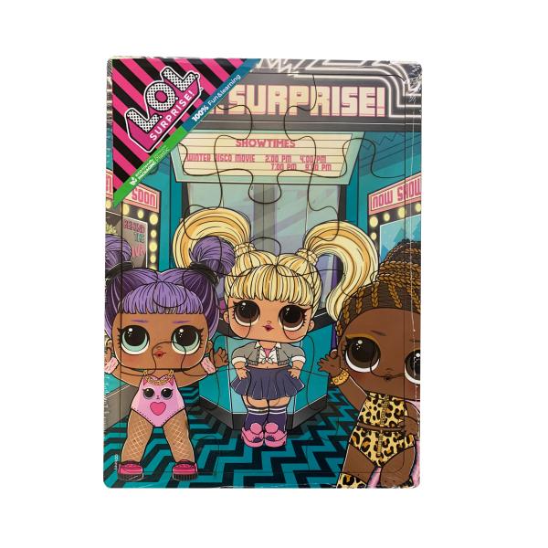 Rompecabezas de Madera Vertical L.O.L Surprise 12pzs 3a+ (COL00042)